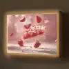 Aardbei - Taart- Eten - Roze Light Box met batterij (Wandlamp) middel -z3d_website