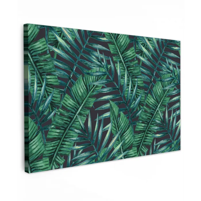 Bladeren - Tropical - Jungle canvas 2cm klein -z3d