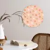 Zee - Dieren - Roze - Zeesterren Wandcirkel kunststof plaat 5mm dik klein 188 -sfeer4