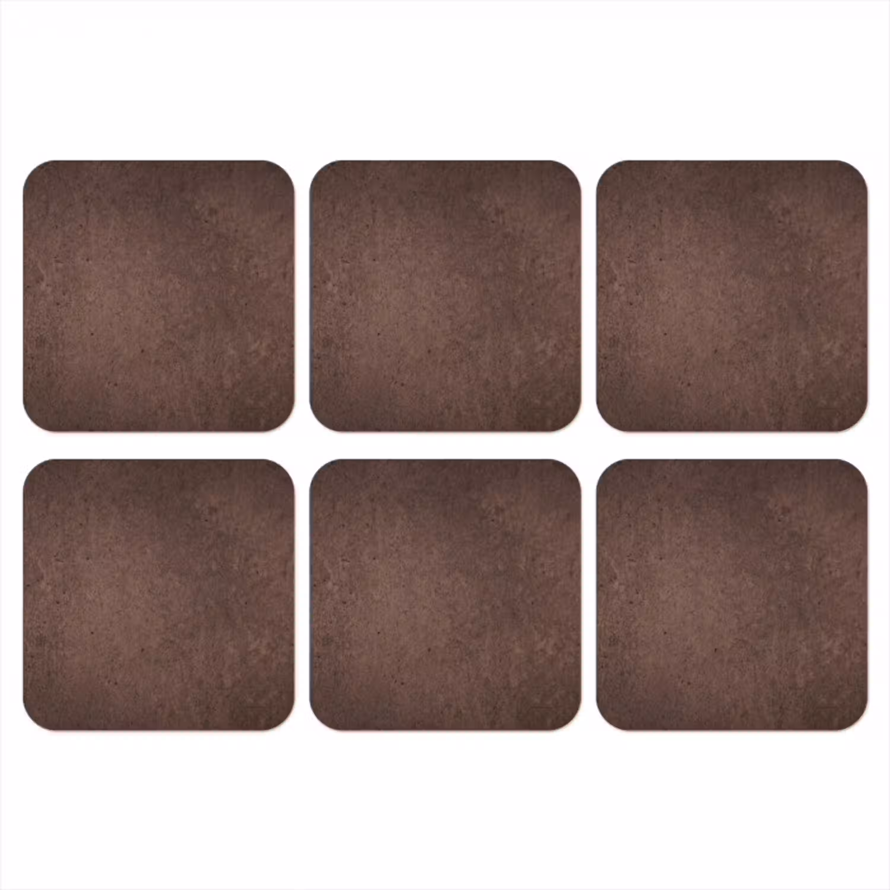 Textuur - Beton - Abstract - Donker - Bruin onderzetter kurk middel -3d