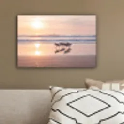 Zee - Vogels - Strand canvas 2cm klein -sfeer3