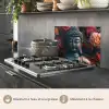 Boeddha - Bloemen - Buddha - Beeld - Kunst keuken achterwand spatscherm klein -usp_FR