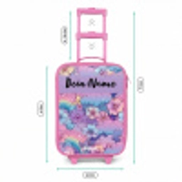 Regenbogen - Bloemen - Kleurrijk Kinderkoffer - Roze klein -productfoto_formaten