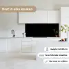 Zwart - Effen kleur keuken achterwand 2 middel 871 -sfeer4_NL