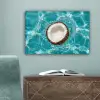 Kokosnoot - Water - Wit canvas 2cm klein -sfeer4