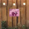 Glitter - Discobol - Roze - Kersen tuinposter los doek klein -sfeer1