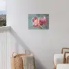 Tulpen - Roze - Stelen tuinposter los doek klein -sfeer8