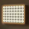 Sierlijk - Ornament - Blauw Light Box met batterij (Wandlamp) middel 907 -z3d_website