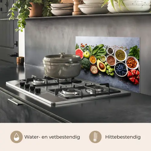 Symfonie van Superfoods keuken achterwand spatscherm klein -usp_NL
