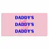 Daddy's - Blauw - Blokletters Muismat XXL klein -3d_leeg