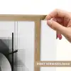 Abstract - Kunst - Modern - Zwart wit Light Box met batterij (Wandlamp) middel -USP_websiteprintNL