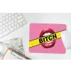 Lippen - Tekst - Kleurrijk muismat rubber klein -witbureau
