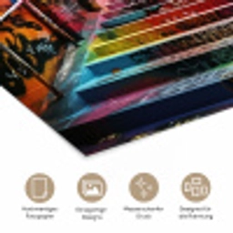 Trap - Graffiti - Kleuren - Kunst poster papier klein -tcloseup_DE