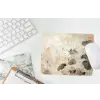 Bloemen - Japandi - Wabi sabi muismat rubber klein -witbureau
