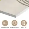 Bogen - Lijnen - Oranje - Minimalistisch PET vilt klein -closeup_NL