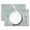Kerstgnome - Cadeau - Groen Placemat vinyl groot -zzsfeer2_Kitchenyeah-website