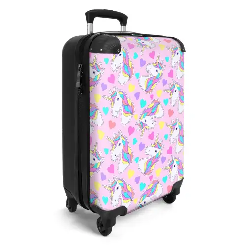 Eenhoorn euforie Koffer - NBS - Handbagage middel -productfoto_3d