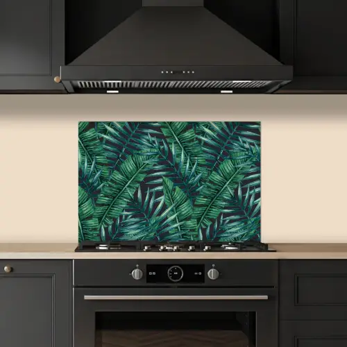 Bladeren - Tropisch - Jungle -  Natuur keuken achterwand spatscherm klein -sfeer1