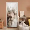Verf - Abstract - Beige - Kunst deurposter klein -sfeer1