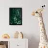 Bladeren - Jungle - Natuur - Tropisch - Planten fotolijst zwart zonder passe partout klein -usfeer4_kinderkamer