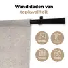 Bloemen - Bladeren - Licht - Taupe Wandkleed katoen klein 269 -sfeer2