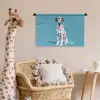 Dalmatiër - Zonnebril - Blauw Wandkleed katoen klein -wsfeer5_kind