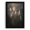 Siergras - Pluimen - Verlichting - Zwart fotolijst zwart zonder passe partout klein -3d