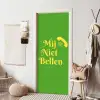 Mij niet bellen - Telefoon - Groen deurposter klein -sfeer6