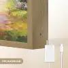 Watercolor - Natuur - Bomen - Kunst - Bloemen Light Box met batterij (Wandlamp) middel -USP_websiteoplaadbaarNL