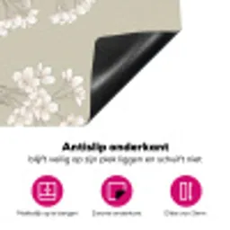 Sereen - Bloesem - Wit Inductie beschermer vinyl 3mm klein -wsfeer4_website