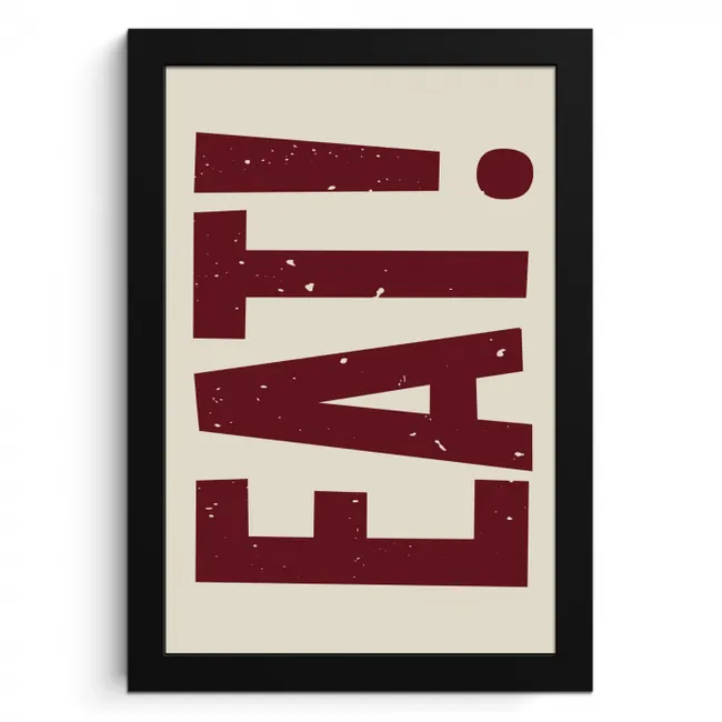 Red - Eten - Vintage - Decoratie KitchenYeah - Keuken - Fotolijst klein -3d