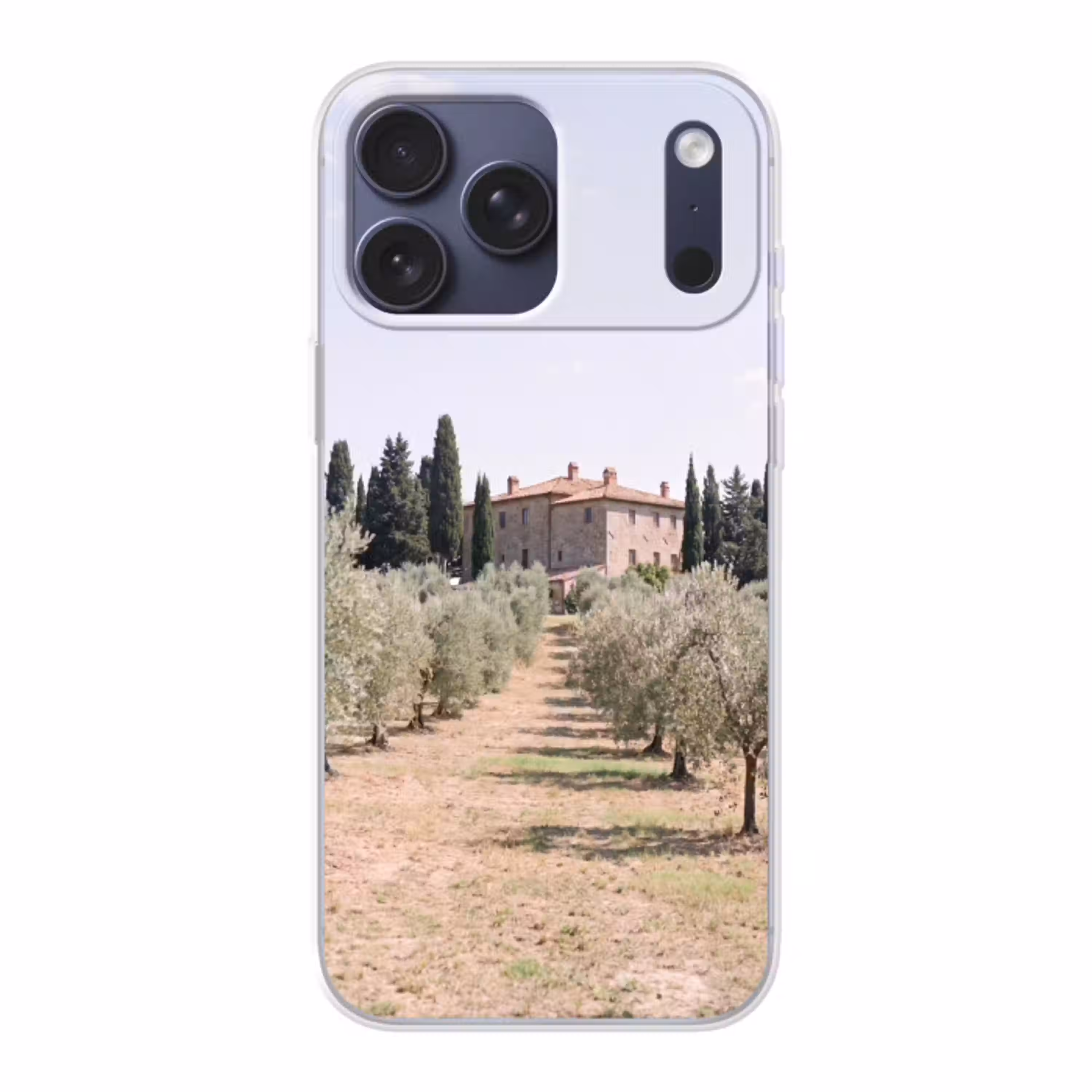 Landhuis - olijfboom - gaard Telefoonhoesje iPhone 17 Pro Max klein -3d