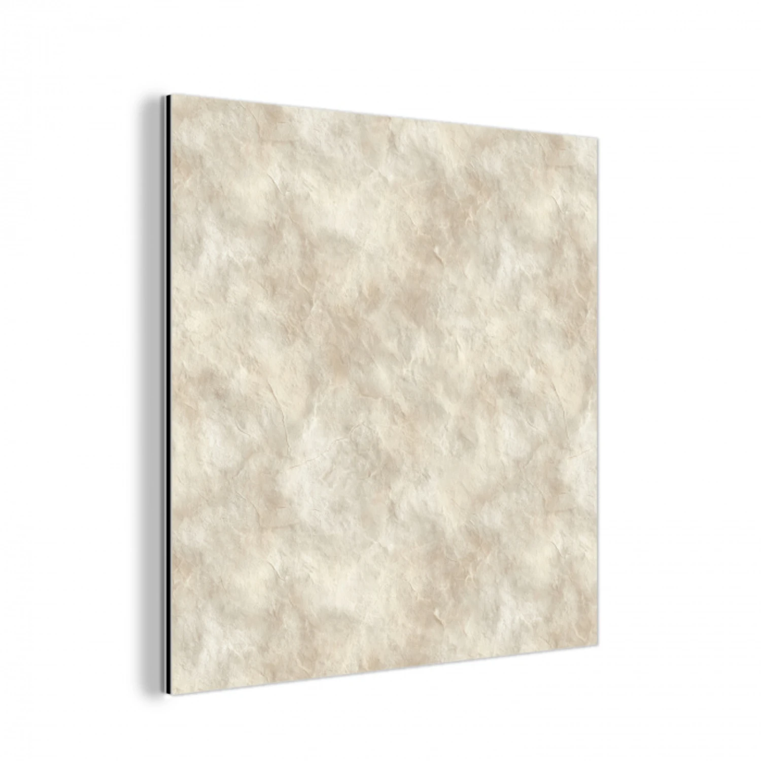 Beige - Reliëfstructuur - Natuursteen aluminium wit klein 46 -3d