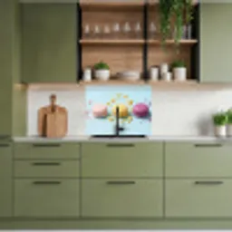 Macarons - Kleurrijk - Pastel keuken achterwand 2 middel -sfeer3