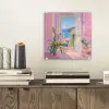 Roze - Buiten - Verf plexiglas 5mm klein -sfeer1
