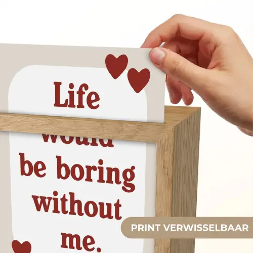 Quote - Tekstballon - Hartjes Light Box met kabel (Wandlamp) klein -USP_websiteprintNL