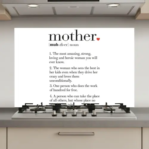 Moeder definitie - Quotes - Mother - Spreuken keuken achterwand spatscherm klein -3d_website