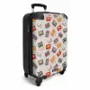 Retro disco cassettes patroon diverse kleuren NBS - Handbagage koffer - Kinderen Unisex middel -productfoto_3d