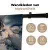 Marmer - Grijs - Blauw - Luxe - Goud Wandkleed katoen klein -sfeer2