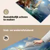 Zeilschip - Zee - Rotsen - Wolken Inductie beschemer met haakjes klein -ky-schoon-nl