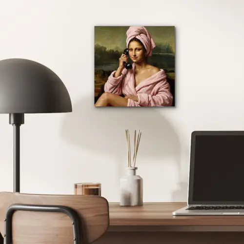 Mona - Klassiek - Roze aluminium wit klein -sfeer5