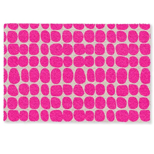 Stippen - Patroon - Roze Deurmat klein 898 -zkaufland3d