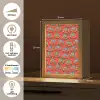 Rood - Disco - Patroon Light Box met kabel (Tafellamp) klein 925 -USP_NL