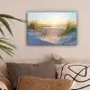 Strand - Zon - Duin - Gras - Zand - Horizon canvas 2cm klein -sfeer1