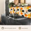 Polkadot - Design - Retro - Oranje keuken achterwand 2 middel 871 -usp_EN