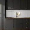 Bloem - Minimalistisch -Wit keuken achterwand 2 middel -sfeer1