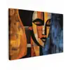 Abstract - Portret - Kleurvakken canvas 2cm klein -z3d