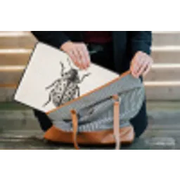 Kever - Insect - Vintage laptophoes neopreen klein -tas