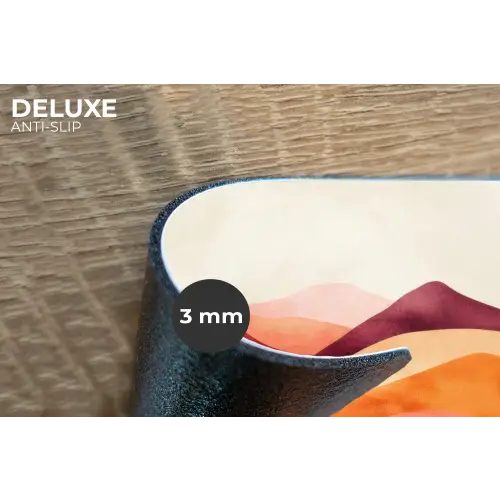 Abstract - Landschap - Golven Placemat vinyl groot -closeup