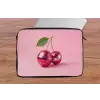 Disco - Kersen - Roze laptophoes neopreen klein -tafel